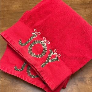 Holiday Bath Towels by Wellesley Manor, Set of 2